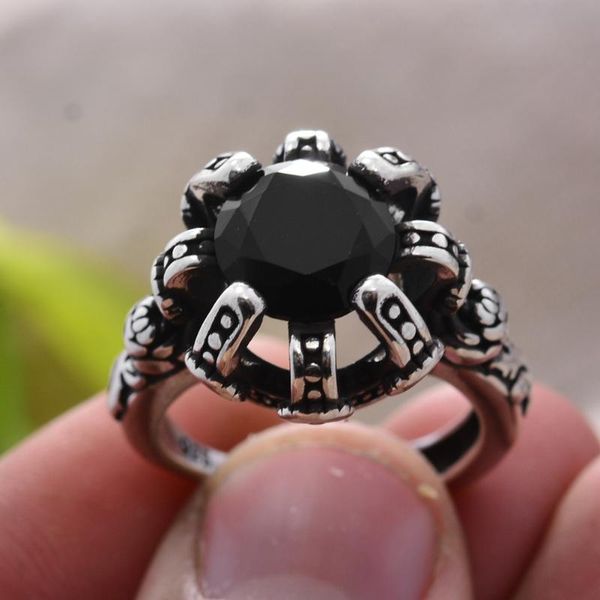 cluster rings 100% 925 sterling silver original big black crystal ring wholesale man women party gift no fade, Golden;silver
cluster rings 100% 925 sterling silver original big black crystal ring wholesale man women party gift no fade, Golden;silver