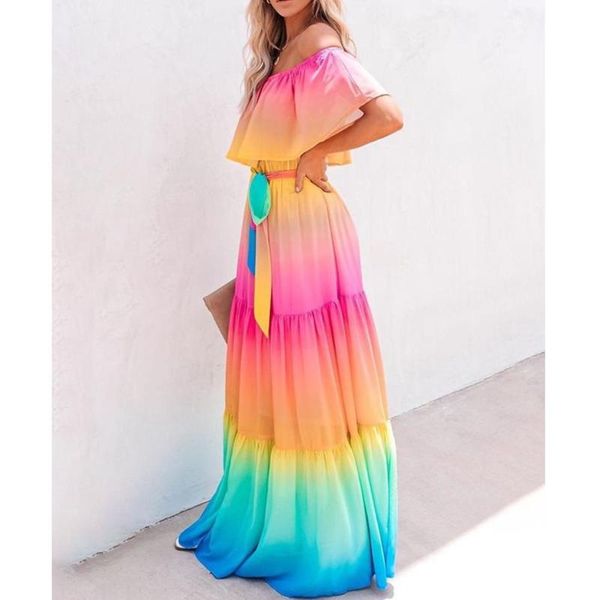 casual dresses xuxi women off shoulder summer beach dress fashion lace stitching gradual-change long skirt 2021 e1880, Black;gray
casual dresses xuxi women off shoulder summer beach dress fashion lace stitching gradual-change long skirt 2021 e1880, Black;gray