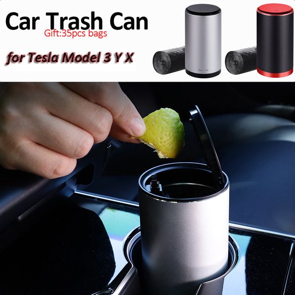 universal car trash bin dustbin can for tesla model 3 x s y garbage bin with bag aluminum alloy car accessories model3 modely
universal car trash bin dustbin can for tesla model 3 x s y garbage bin with bag aluminum alloy car accessories model3 modely