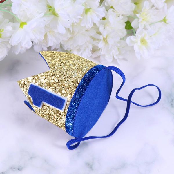 party hats 1st birthday crown kids blue 1 number printing headdress tiara supplies 
party hats 1st birthday crown kids blue 1 number printing headdress tiara supplies