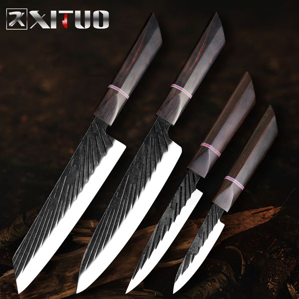 xituo chef knife 440c stee handmade forged japanese kitchen knife set sharp ceaver kiritsuke santoku gyuto knife cooking toos
xituo chef knife 440c stee handmade forged japanese kitchen knife set sharp ceaver kiritsuke santoku gyuto knife cooking toos