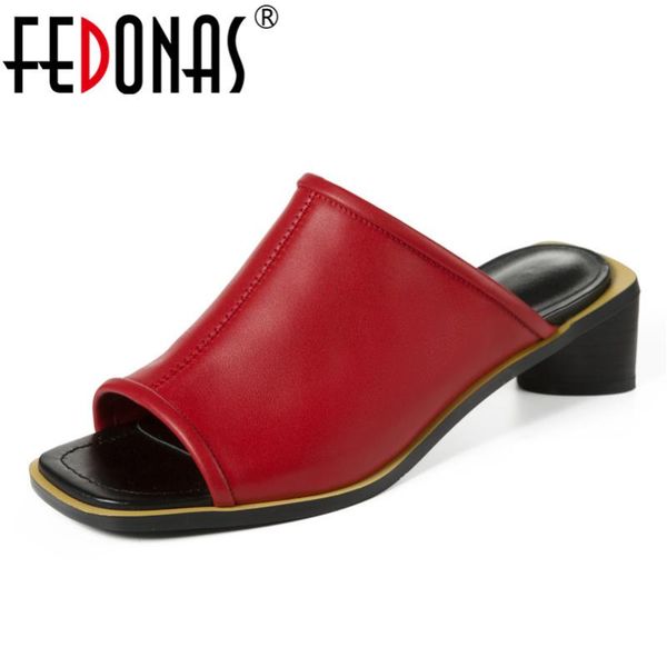 dress shoes fedonas genuine leather women med high heels sandals 2021 summer rome woman fashion casual slippers ladies pumps, Black
dress shoes fedonas genuine leather women med high heels sandals 2021 summer rome woman fashion casual slippers ladies pumps, Black