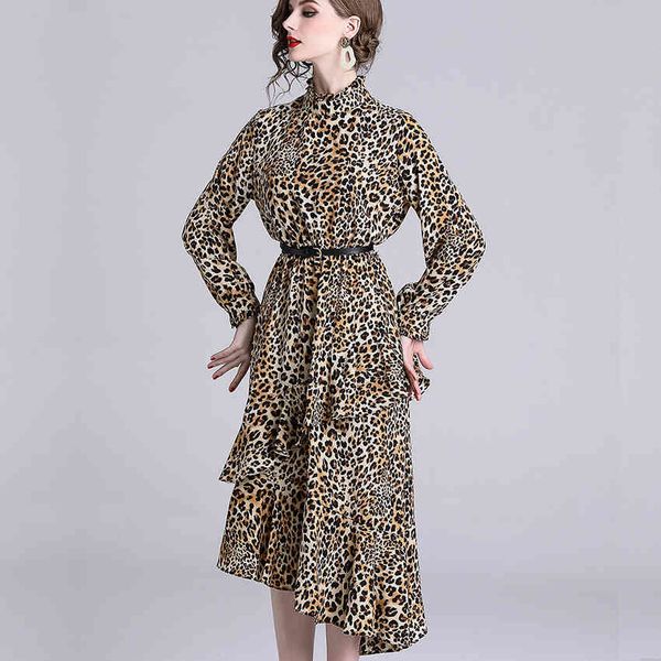 women party long dress leopard print sleeve club boho summer beach lady casual vestidos mujer robe longue 210520, Black;gray
women party long dress leopard print sleeve club boho summer beach lady casual vestidos mujer robe longue 210520, Black;gray