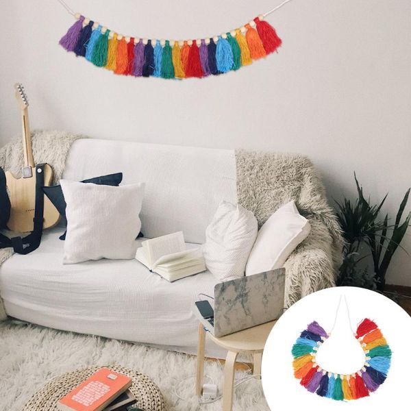 tapestries 1pc hanging display macrame creative tassel garland wall pendant 
tapestries 1pc hanging display macrame creative tassel garland wall pendant