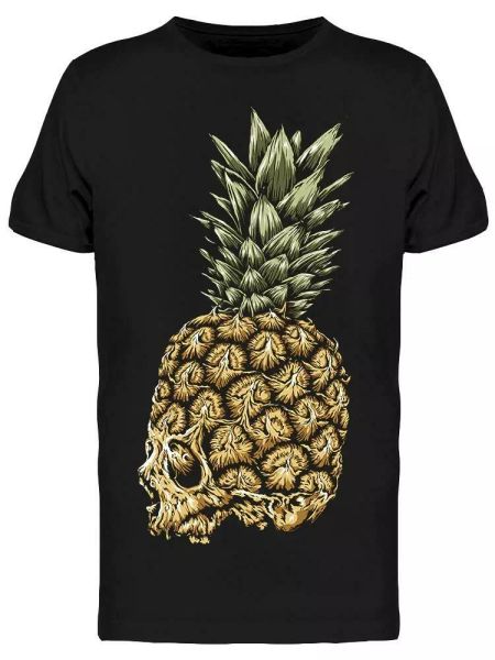 Pineapple Skull Detailed Design Tee Men's -Image by Shutterstock, White;black
Pineapple Skull Detailed Design Tee Men's -Image by Shutterstock, White;black