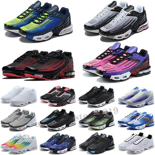 wholesale 2021 fashion shoes tn plus 3 men women leather triple black all white tuned sport sneakers 36-45
wholesale 2021 fashion shoes tn plus 3 men women leather triple black all white tuned sport sneakers 36-45