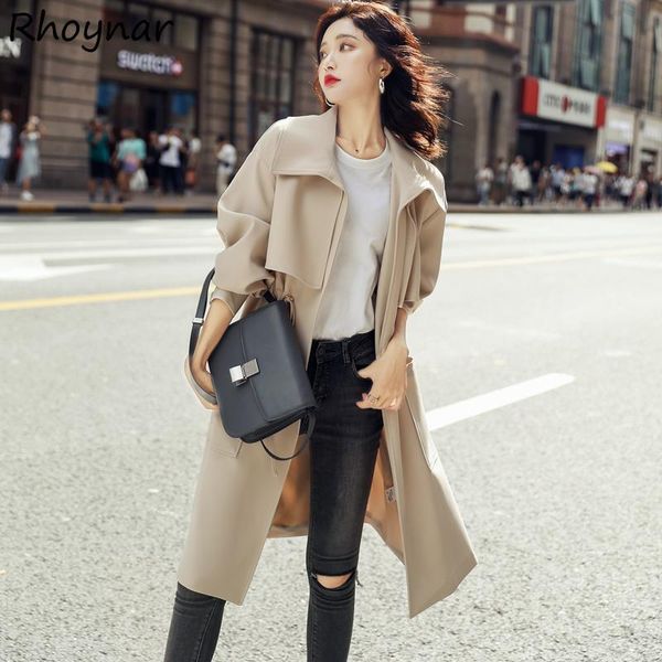women's trench coats women with lining pockets long sleeve plus size s-3xl casual autumn spring temperament ulzzang streetwear outwear, Tan;black
women's trench coats women with lining pockets long sleeve plus size s-3xl casual autumn spring temperament ulzzang streetwear outwear, Tan;black