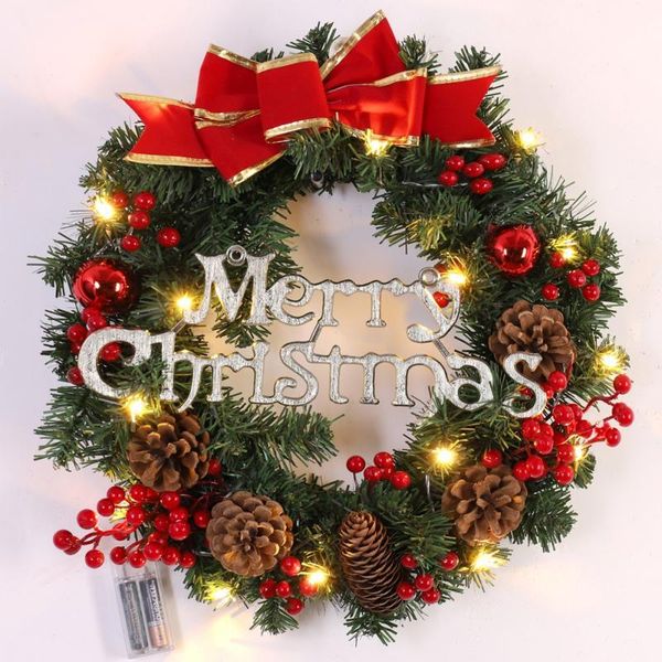 christmas wreath birthday gifts with battery powered led light string front door hanging garland holiday home decor decorative flowers & wre
christmas wreath birthday gifts with battery powered led light string front door hanging garland holiday home decor decorative flowers & wre