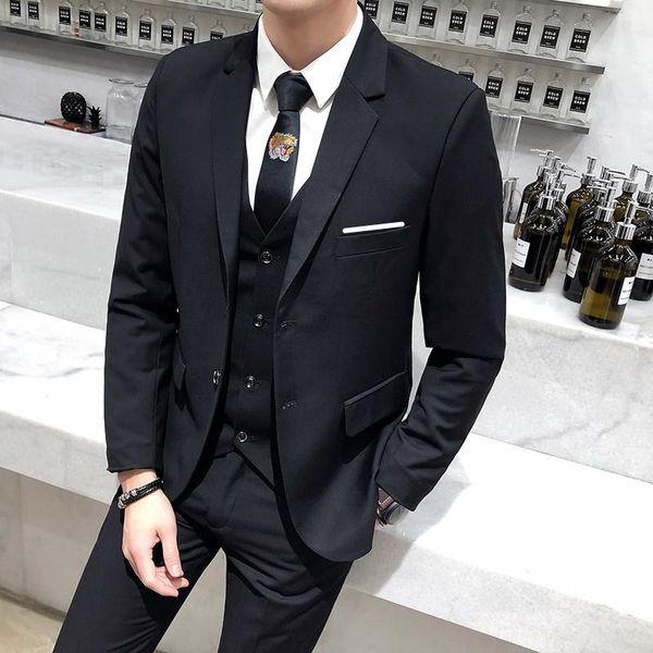 men's suits & blazers gzdeerax men suit three-piece luxury solid color single breasted mens wedding groom plus size 4xl slim fit party, White;black
men's suits & blazers gzdeerax men suit three-piece luxury solid color single breasted mens wedding groom plus size 4xl slim fit party, White;black