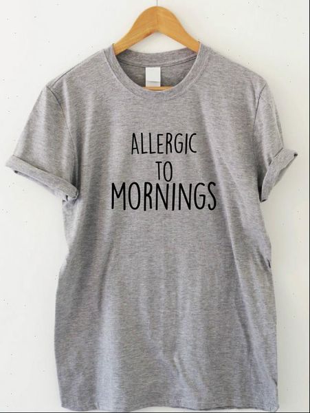 allergic to mornings letters print women t shirt tshirts cotton casual funny tee hipster gray white z 236
allergic to mornings letters print women t shirt tshirts cotton casual funny tee hipster gray white z 236