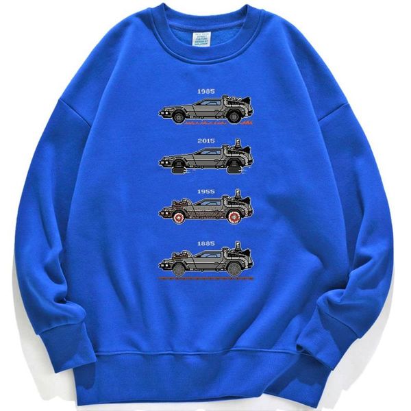 men's hoodies & sweatshirts sci fi movies back to the future sweatshirt 2021 street fashion car pattern hip hop tracksuit round neck tr, Black 
men's hoodies & sweatshirts sci fi movies back to the future sweatshirt 2021 street fashion car pattern hip hop tracksuit round neck tr, Black