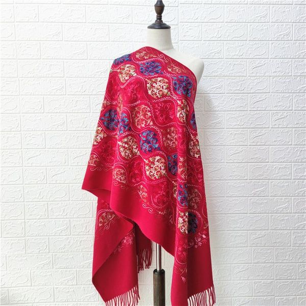 scarves women ethnic style luxury embroidered flower artificial cashmere scarf spring fall travel shawl thickening keep warm, Blue;gray
scarves women ethnic style luxury embroidered flower artificial cashmere scarf spring fall travel shawl thickening keep warm, Blue;gray