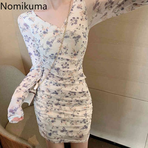 nomikuma fashion bodycon dress women v neck long sleeve slim fit floral printed mini dresses korean vestidos mujer 210514, Black;gray
nomikuma fashion bodycon dress women v neck long sleeve slim fit floral printed mini dresses korean vestidos mujer 210514, Black;gray