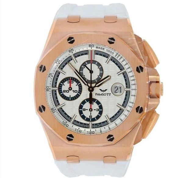wristwatches men quartz chronograph rose gold stainless steel white rubber straps black blue gray dial sapphire crystal luxury watch, Slivery;brown
wristwatches men quartz chronograph rose gold stainless steel white rubber straps black blue gray dial sapphire crystal luxury watch, Slivery;brown