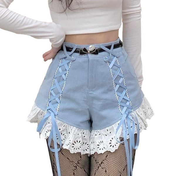 women's shorts korean fashion women denim girls gothic kawaii lolita high waist cute lace up casual pink white black jeans
women's shorts korean fashion women denim girls gothic kawaii lolita high waist cute lace up casual pink white black jeans