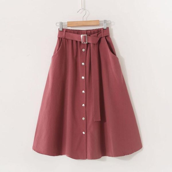 skirts vintage simple casual skirt women 2021 autumn button korean a line belt girl elegant skinny white fresh preppy style, Black
skirts vintage simple casual skirt women 2021 autumn button korean a line belt girl elegant skinny white fresh preppy style, Black