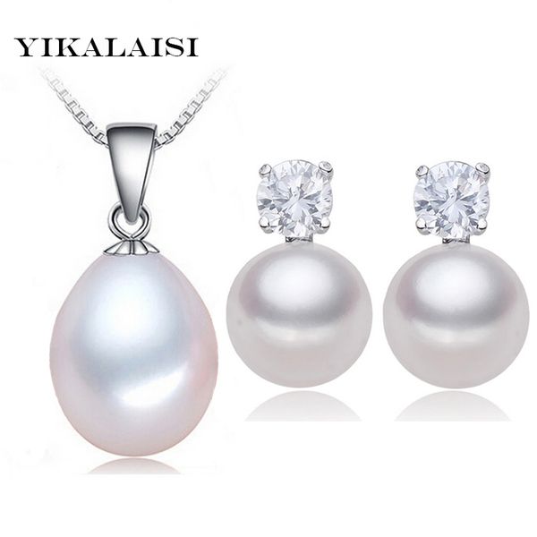yikalaisi 2017 100% natural freshwater pearl set pendant stud earrings 925 sterling silver jewelry choker necklace for women, Black
yikalaisi 2017 100% natural freshwater pearl set pendant stud earrings 925 sterling silver jewelry choker necklace for women, Black