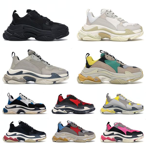 wholesale triple s men's women's casual designer shoes platform sneakers all black white pink blue grey red fashion luxurys design
wholesale triple s men's women's casual designer shoes platform sneakers all black white pink blue grey red fashion luxurys design