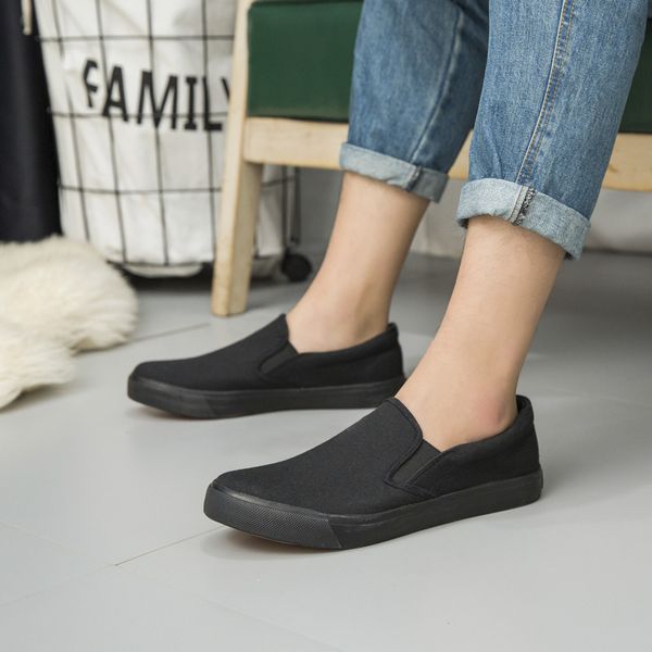 old beijing cloth shoes extra large size canvas shoes mens shoes slip-on lofter shoe cover flat casual board 45678, Black
old beijing cloth shoes extra large size canvas shoes mens shoes slip-on lofter shoe cover flat casual board 45678, Black