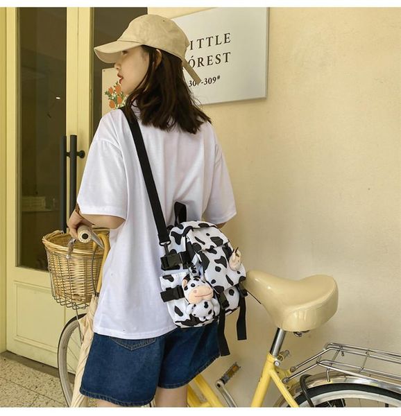 backpack j3291 - leisure multi-function trend solid color large capacity