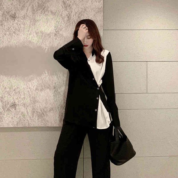women's blouses & shirts irmã fara camisa feminina chique, de manga longa com gola virada para baixo, blusas soltas outono 8nf4, White
women's blouses & shirts irmã fara camisa feminina chique, de manga longa com gola virada para baixo, blusas soltas outono 8nf4, White