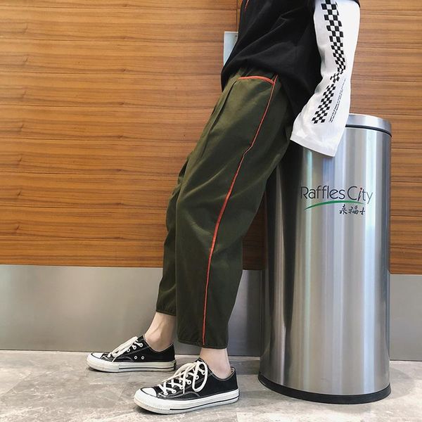 men's pants 2021 fashion trend brand casual loose elastic waist bound feet trousers black/red/green joggers sweatpants m-2xl
men's pants 2021 fashion trend brand casual loose elastic waist bound feet trousers black/red/green joggers sweatpants m-2xl