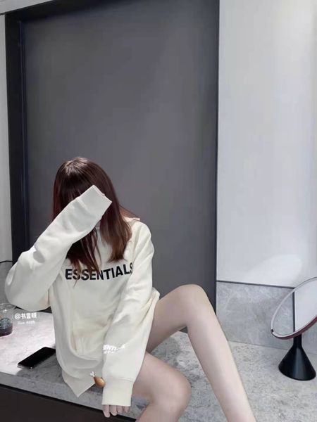 brand hoodie 2021 autumn new embroidered letter thread neckline cuffs loose casual slim men's and women's same sweater, Black
brand hoodie 2021 autumn new embroidered letter thread neckline cuffs loose casual slim men's and women's same sweater, Black