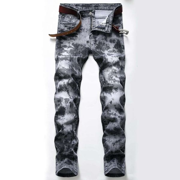 offer of european cross-border and american foreign trade jeans personality elastic white trend men broek, Blue
offer of european cross-border and american foreign trade jeans personality elastic white trend men broek, Blue