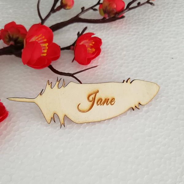 personalized wood leaf with name, custom wooden place card wedding party favors tags table decors other event & supplies
personalized wood leaf with name, custom wooden place card wedding party favors tags table decors other event & supplies