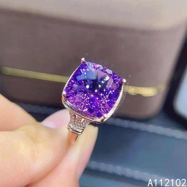 cluster rings kjjeaxcmy fine jewelry 925 sterling silver inlaid natural amethyst girl's exquisite chinese style big gem ring support te, Golden;silver
cluster rings kjjeaxcmy fine jewelry 925 sterling silver inlaid natural amethyst girl's exquisite chinese style big gem ring support te, Golden;silver