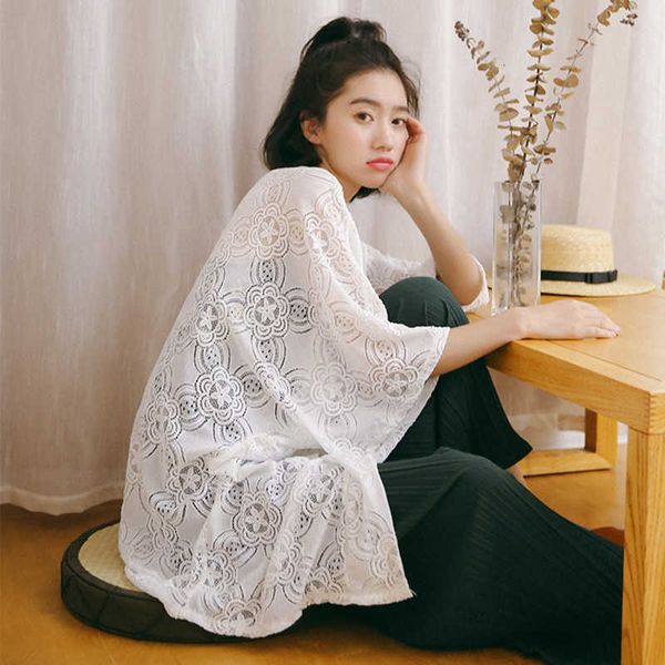 women's knits & tees women summer plus size batwing sleeves flower white lace kimono cardigan long plage beach cover-ups t99n
women's knits & tees women summer plus size batwing sleeves flower white lace kimono cardigan long plage beach cover-ups t99n