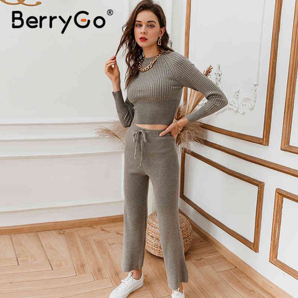 berrygo casual stripe women's suit home two piece white knitting autumn indoor warm round neck long sleeve home set 210513
berrygo casual stripe women's suit home two piece white knitting autumn indoor warm round neck long sleeve home set 210513