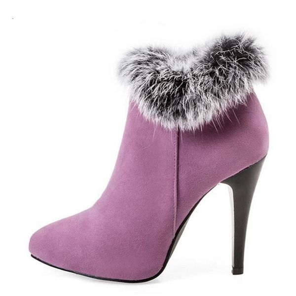 keep warm white fur winter ankle boots for wedding party plus size 33 34 to 40 41 42 43 women high heel shoes 4 colors, Black
keep warm white fur winter ankle boots for wedding party plus size 33 34 to 40 41 42 43 women high heel shoes 4 colors, Black