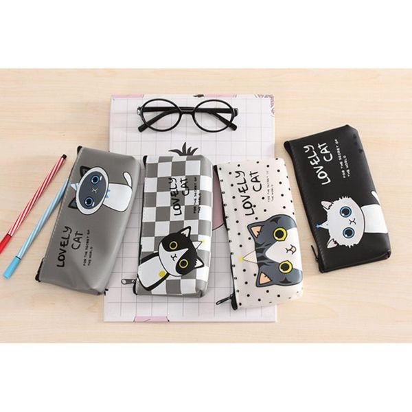 4pcs large capactity pencil case cartoon cat pattern pen bags creative stationery students receive package
4pcs large capactity pencil case cartoon cat pattern pen bags creative stationery students receive package