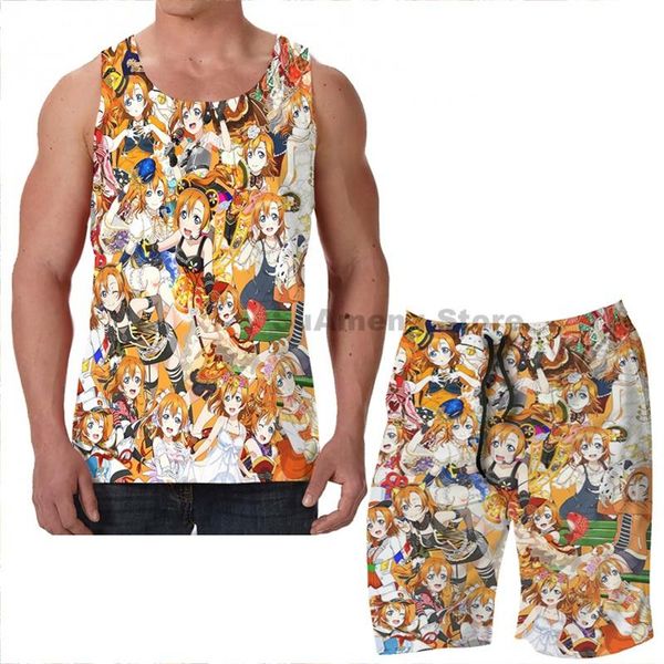 men's tracksuits summer funny print men tank women honoka everywhere beach shorts sets fitness vest, Gray
men's tracksuits summer funny print men tank women honoka everywhere beach shorts sets fitness vest, Gray
