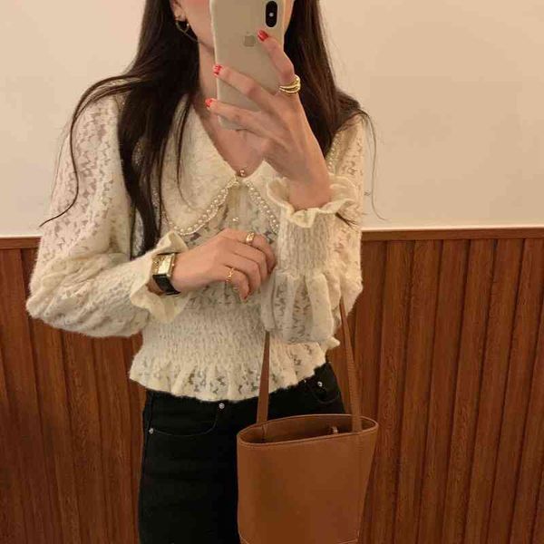 comelwomen chic spring shirts short gentle hollow out lattern long sleeves retro elegance blouse female 210515, White
comelwomen chic spring shirts short gentle hollow out lattern long sleeves retro elegance blouse female 210515, White