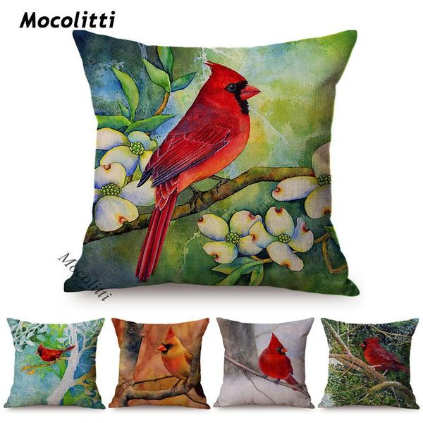 cushion/decorative pillow spring colorful home decoration cushions cover cardinal bird style water color art cotton linen square sofa throw
cushion/decorative pillow spring colorful home decoration cushions cover cardinal bird style water color art cotton linen square sofa throw