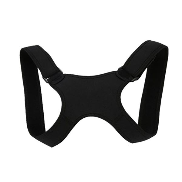 adjustable black posture correction belt anti-humpback relief back pain corrector support clavicle breathable be, Black;blue
adjustable black posture correction belt anti-humpback relief back pain corrector support clavicle breathable be, Black;blue