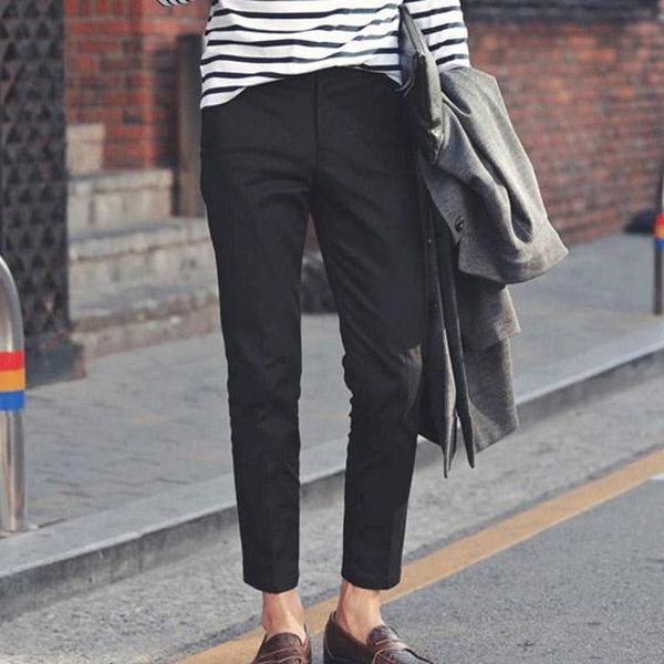 spring summer black men casual pencil pants ankle-length teenager slim fit city students harlan trousers 28-34 men's
spring summer black men casual pencil pants ankle-length teenager slim fit city students harlan trousers 28-34 men's