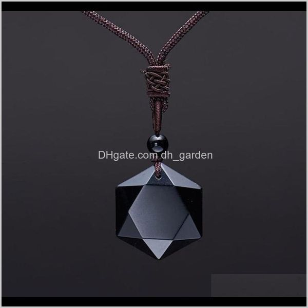 & pendants drop delivery 2021 hexagon obsidian blue goldstone pendant necklace for women girls six-pointed star rope braided chain necklaces, Silver
& pendants drop delivery 2021 hexagon obsidian blue goldstone pendant necklace for women girls six-pointed star rope braided chain necklaces, Silver