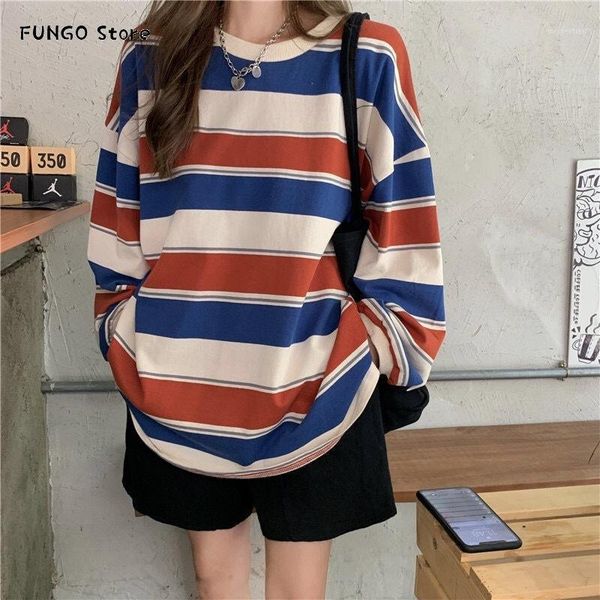 striped thin basic crewneck sweatshirt round neck long sleeve spring autumn pullover women loose hoodies preppy style women's & sweatsh, Black
striped thin basic crewneck sweatshirt round neck long sleeve spring autumn pullover women loose hoodies preppy style women's & sweatsh, Black