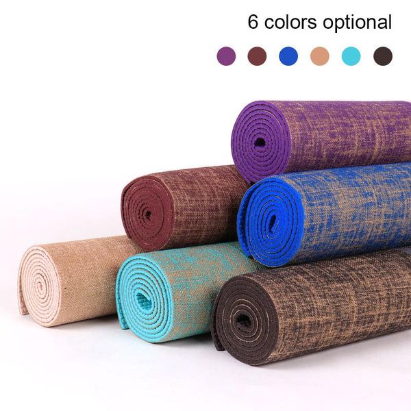 yoga mats 183 x 61cm 6mm thickness tasteless non-slip linen mat body building exercise pilates pad bhd2
yoga mats 183 x 61cm 6mm thickness tasteless non-slip linen mat body building exercise pilates pad bhd2