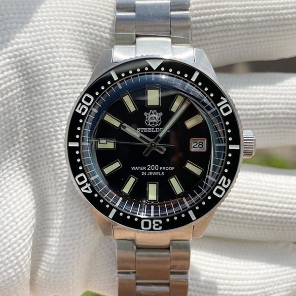 wristwatches steeldive 1962 dive watch automatic mechanical watches 316l steel 200m nh35 sapphire c3 luminous diver, Slivery;brown
wristwatches steeldive 1962 dive watch automatic mechanical watches 316l steel 200m nh35 sapphire c3 luminous diver, Slivery;brown