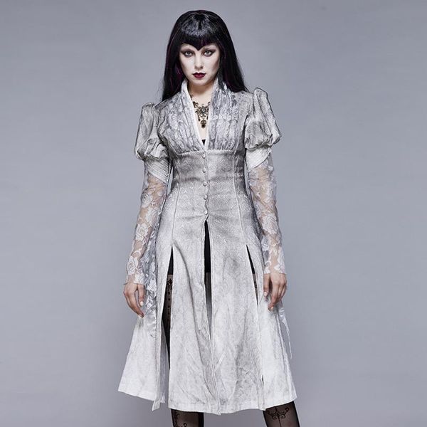 casual dresses eva lady women's gothic v-neck high waist printing pattern single-breasted lace puff sleeved party long dress, Black;gray
casual dresses eva lady women's gothic v-neck high waist printing pattern single-breasted lace puff sleeved party long dress, Black;gray