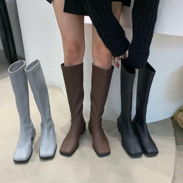 boots women 2021 winter footwear autumn shoes zipper luxury designer thigh high heels rubber stiletto fashion, Black 
boots women 2021 winter footwear autumn shoes zipper luxury designer thigh high heels rubber stiletto fashion, Black