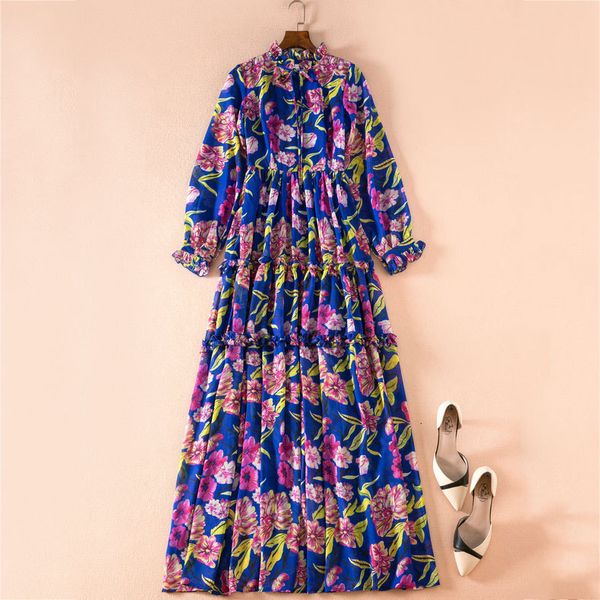 runway dresses europe and the united states show latest high-quality lotus leaf sleeve long print dress qnfq, Black
runway dresses europe and the united states show latest high-quality lotus leaf sleeve long print dress qnfq, Black