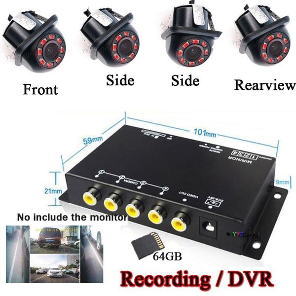 car rear view cameras& parking sensors dvr recorder 9-36v/parking assistance 4 way video switch combiner box 360 degrees support left/right/
car rear view cameras& parking sensors dvr recorder 9-36v/parking assistance 4 way video switch combiner box 360 degrees support left/right/