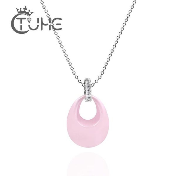 pendant necklaces simple style female charm water drop necklace zircon tears shape pink ceramic women bijoux fashion jewelry classic cute gi, Silver
pendant necklaces simple style female charm water drop necklace zircon tears shape pink ceramic women bijoux fashion jewelry classic cute gi, Silver