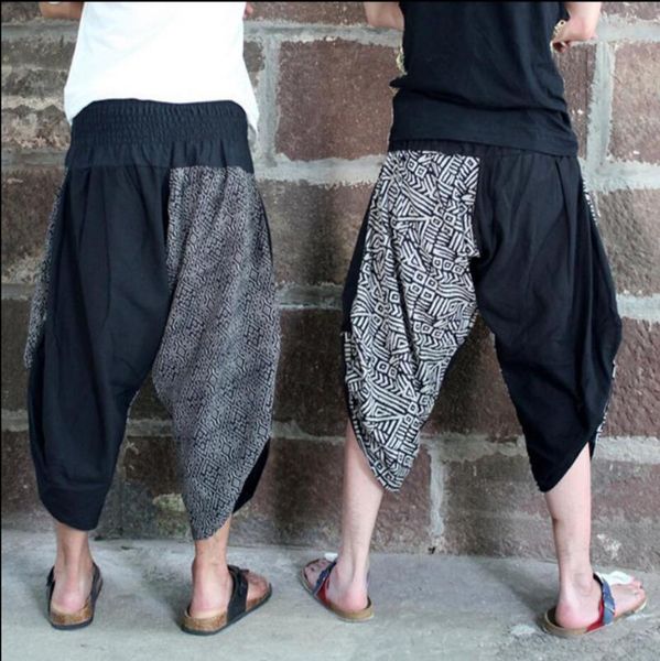 chinese style men's low-rise loose bloomers pants national wind men and women with large crotch harem nine, Black
chinese style men's low-rise loose bloomers pants national wind men and women with large crotch harem nine, Black