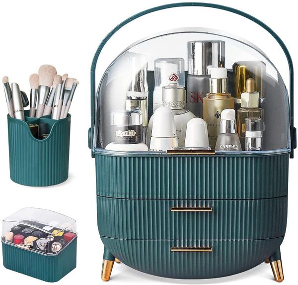 storage boxes & bins cosmetic box waterproof dust proof skincare organizers large makeup organizer great for bathroom, dresser,bedroom
storage boxes & bins cosmetic box waterproof dust proof skincare organizers large makeup organizer great for bathroom, dresser,bedroom